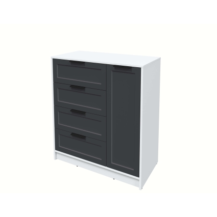 Тумба Тренд КТ-Т90 (Белый платинум ЛДСП/ Пепел ЛМДФ) Ш900 В1020 Г451 Тумба Тренд КТ-Т90 (Белый платинум ЛДСП/ Пепел ЛМДФ) Ш900 В1020 Г451